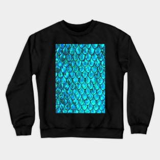 Mermaid Design, Vibrant Scales Design Crewneck Sweatshirt